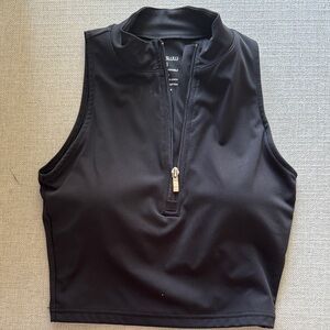 Black Sleeveless athletic top
